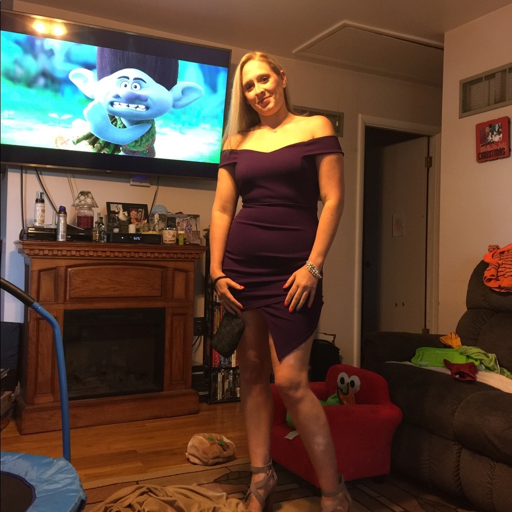 Sexy little purple dress